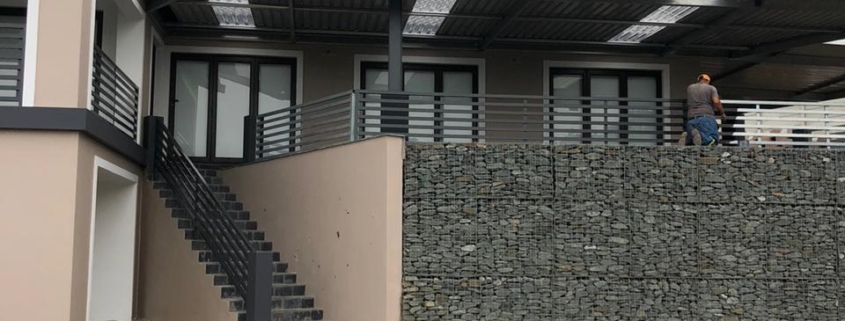 building architectural gabion