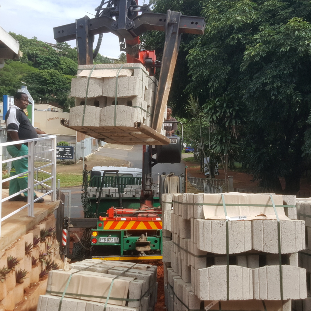 Interlocking Retaining Walls Construction Durban dry stack retaining