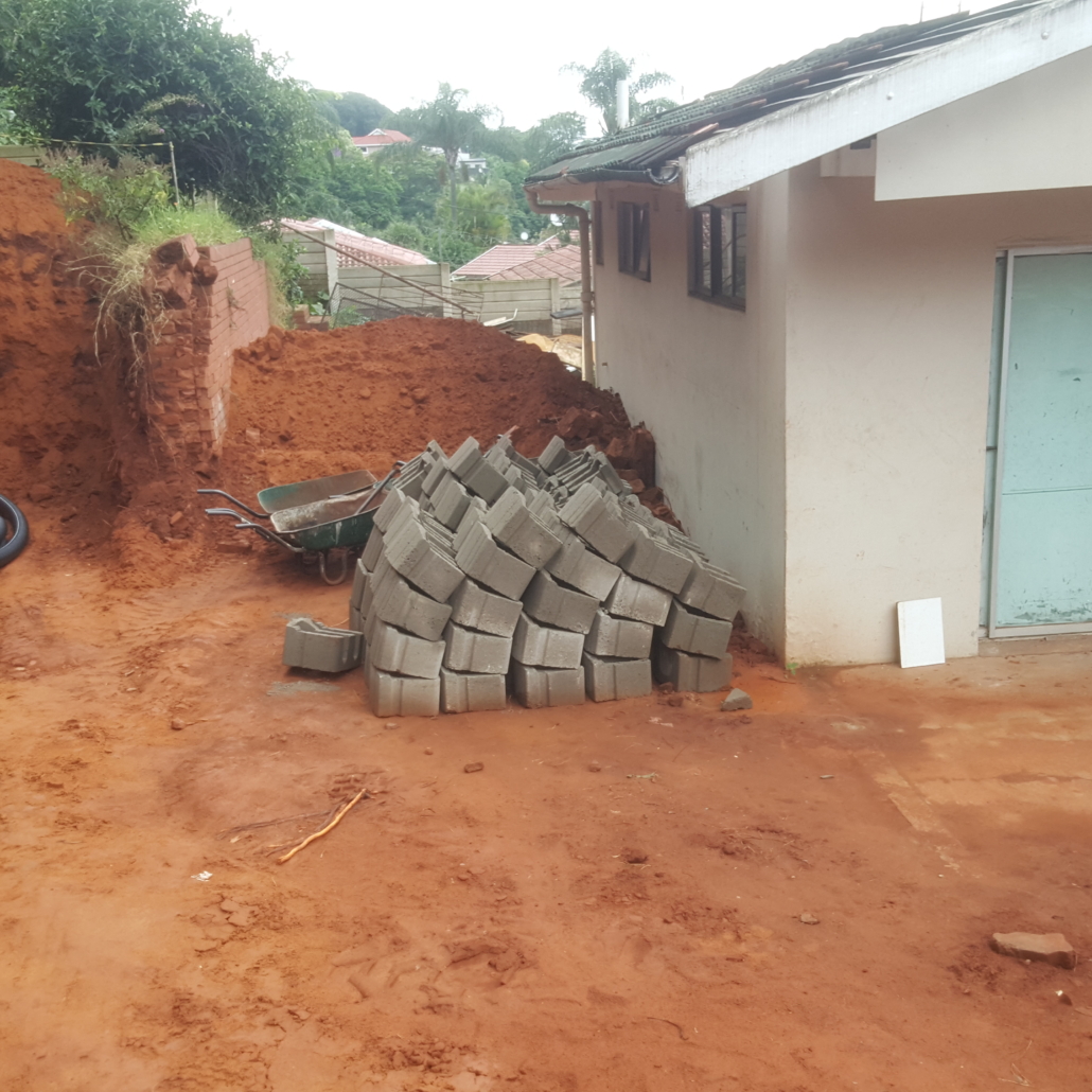 Interlocking Retaining Walls Construction Durban dry stack retaining