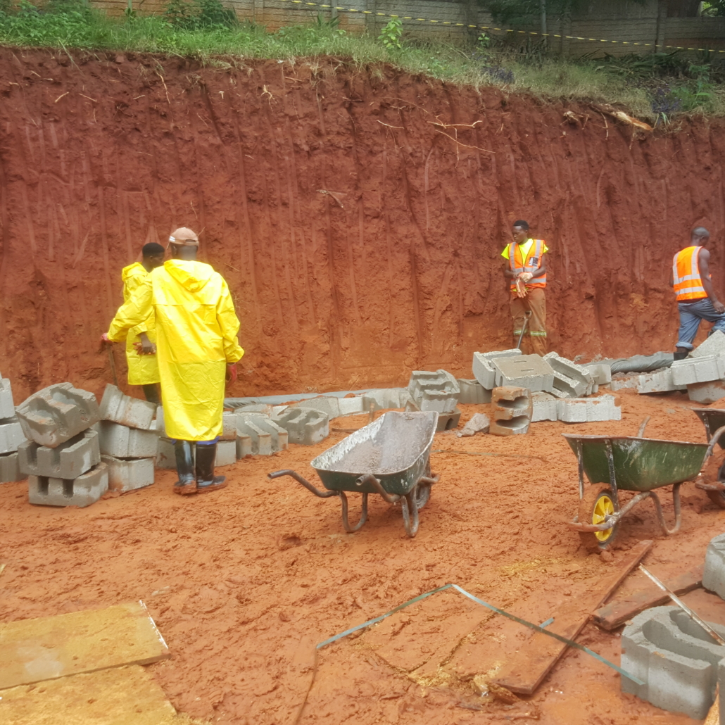 Interlocking Retaining Walls Construction Durban dry stack retaining