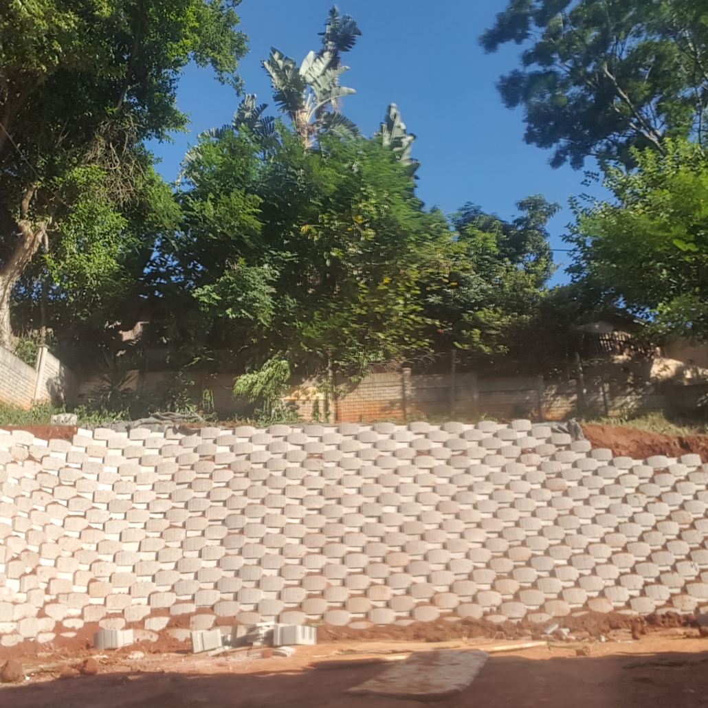 Interlocking Retaining Walls Construction Durban dry stack retaining